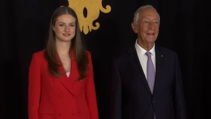 Leonor, recibida como una reina en su viaje a Lisboa