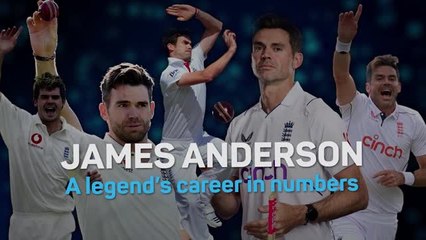 James Anderson: A legend's career in numbers