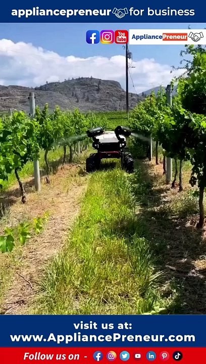 Robotic Spraying to Control Insects in Trees -- Robot Farming #shorts Introducing the groundbreaking marvel of technology- the Amazing Robotic Machine Spraying to Control Insects in Trees. This revolutionary creati