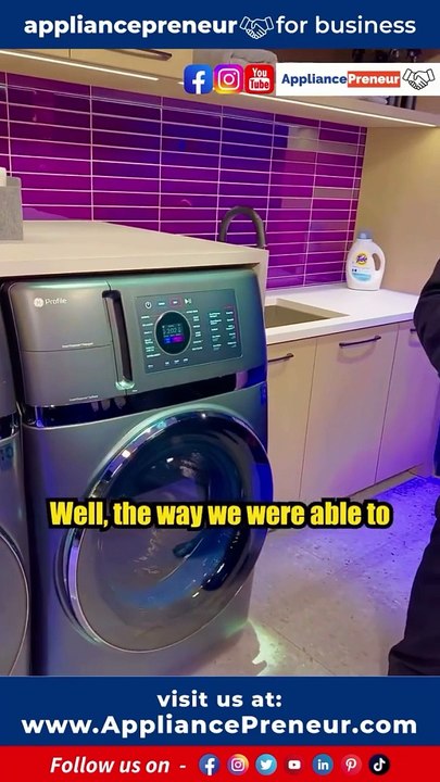 Space Saving two in one Washer and Dryer for Quick Laundry #shorts #fypシviralシ2024With its space-saving design, it occupies only half the space of traditional washer and dryer sets, making it perfect for apartments