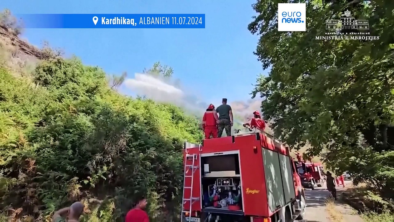 Albanien bittet EU um Hilfe bei Bekämpfung von Waldbränden im Süden des Landes