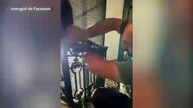 La difficile cattura di un serpente bloccato in un vano ascensore a Roma: morso un uomo, ma il rettile non è velenoso