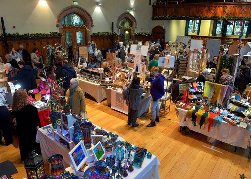 Guildhall Craft Fair at Christmas in Derry