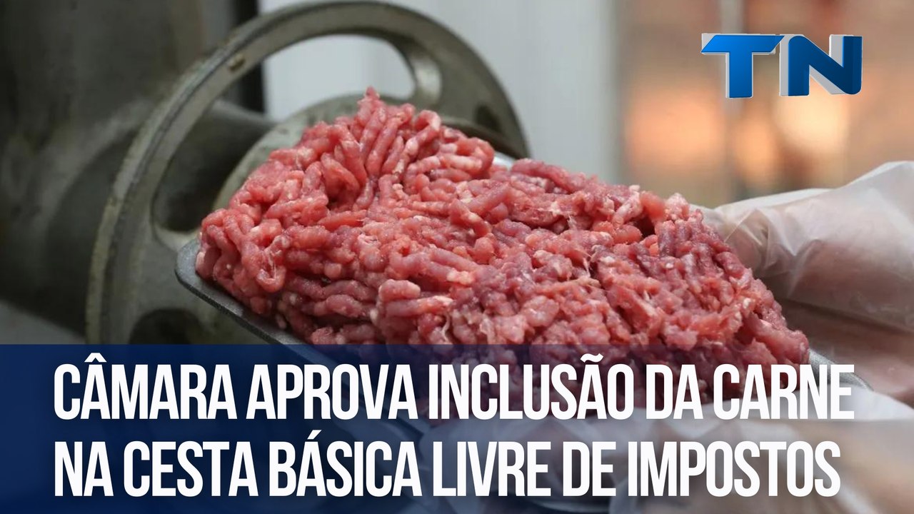 Câmara aprova inclusão da carne na cesta básica livre de impostos