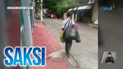 Babaeng todo-kayod sa paglalakad para mag-deliver ng mga parcel, niregaluhan ng bisikleta ng isang netizen | Saksi