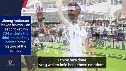 Anderson's farewell 'really special to be a part of' for captain Stokes
