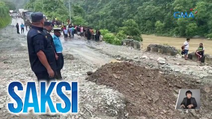 62 nawawala matapos tangayin ng landslide ang dalawang bus | Saksi