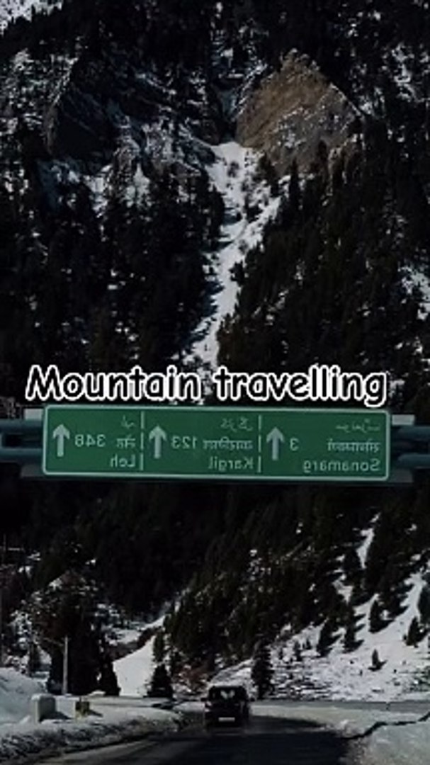 ⁣Mountain driving