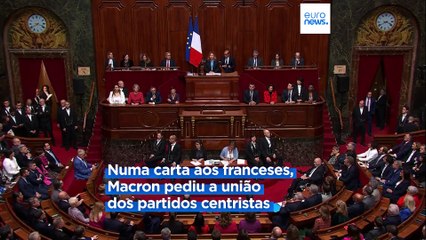 Em Washington, Macron sossega aliados sobre futuro da política francesa