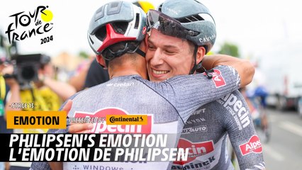 Winner's emotion - Stage 13 - Tour de France 2024