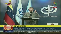 Venezuelan Attorney General Tarek William Saab offers statements on destabilization attempts