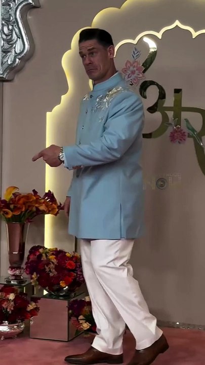 John Cena at the Anant Ambani wedding.    #AnantRadhikaCelebration #ARWeddingCelebrations #anantandradhika #AnantRadhikaWedding #anantwedsradhika #anantambaniwedding #AnantRadhika #radhikamerchant #wedding #anantambani