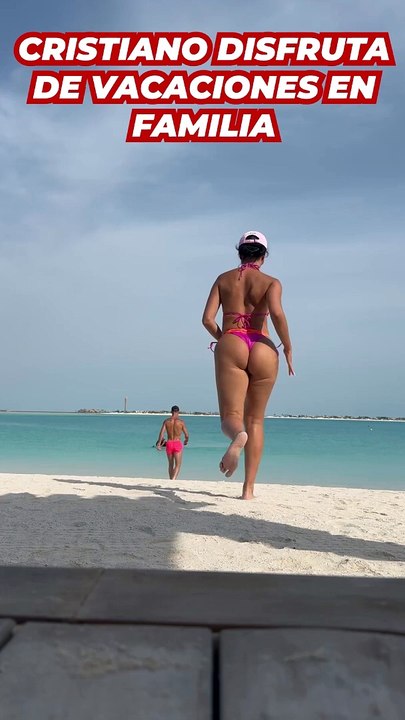 Cristiano disfrutando de unas vacaciones en familia