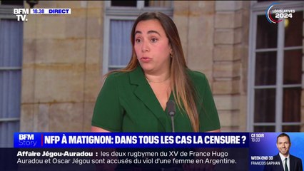 Sabrina Sebaihi (Écologiste-NFP), sur les négociations à gauche pour Matignon: "Le choix se fera au consensus"
