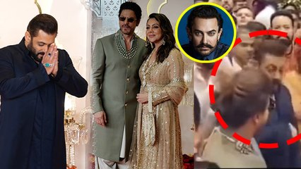 Anant Radhika Wedding:SRK & Salman Khan Dance Video On Karan Arjun Song, Aamir Absent In Lagna Vidhi