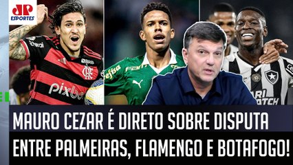 "EU PENSO DIFERENTE! Pra mim, Palmeiras e Botafogo..." Mauro Cezar ANALISA DISPUTA com o Flamengo!