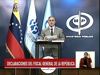 MP informa detención de involucrados en el sabotaje al Sistema Eléctrico Nacional