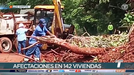 Más de 140 residencias afectadas por inundaciones en Tonosí
