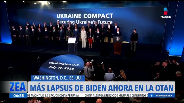 Joe Biden tiene otro lapsus y llama Putin a Volodímir Zelenski