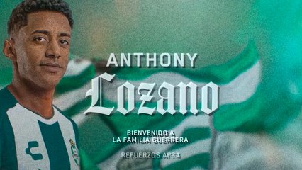 Santos Laguna hace oficial el fichaje de Anthony 'Choco' Lozano
