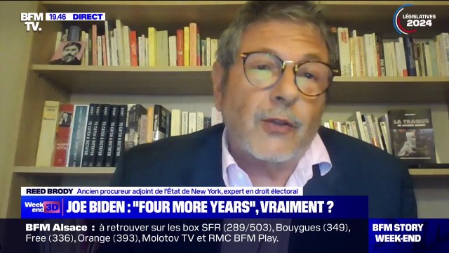 Pour Reed Brody, ancien procureur adjoint de l'État de New York: Les sages du parti [démocrate] doivent parler avec Joe Biden