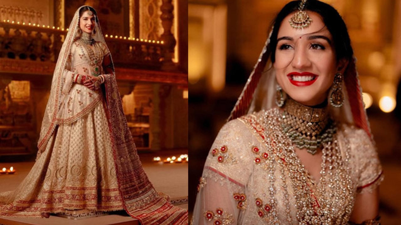 Radhika Merchant Wedding First Look Viral Gujarati Traditional Lehenga Public Reaction...|