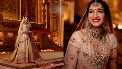 Anant Radhika Wedding: Bride Radhika का Dreamy Look आया सामने,  पहना Gujrati Traditional Panetar!