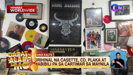 Mga orihinal na cassette, DVD, plaka at CD, mabibili sa Cartimar, Maynila | Dapat Alam Mo!