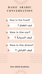 Basic Arabic language course for beginners