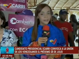 Candidato presidencial Antonio Ecarri hace un llamado a la unión de los venezolanos de cara al 28-J