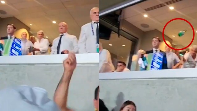 Copa América: Denuncian a directivo de la Asociación Uruguaya de Fútbol por lanzar botella a aficionados de Colombia y golpear a un menor