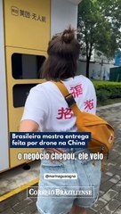 Brasileira Marina Guaragna faz história com entrega por drone na China 🇨🇳