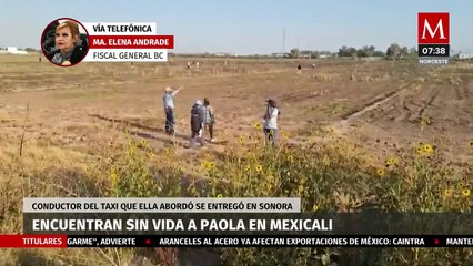 "El sospechoso se entregó porque estaba rodeado": María Elena Andrade sobre el caso de Paola