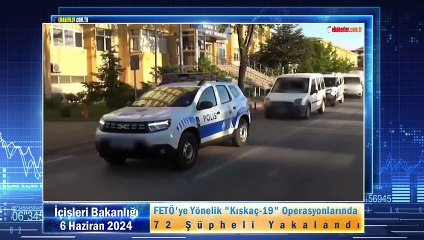 FETÖ'ye Yönelik "Kıskaç-19" Operasyonlarında 72 Şüpheli Yakalandı