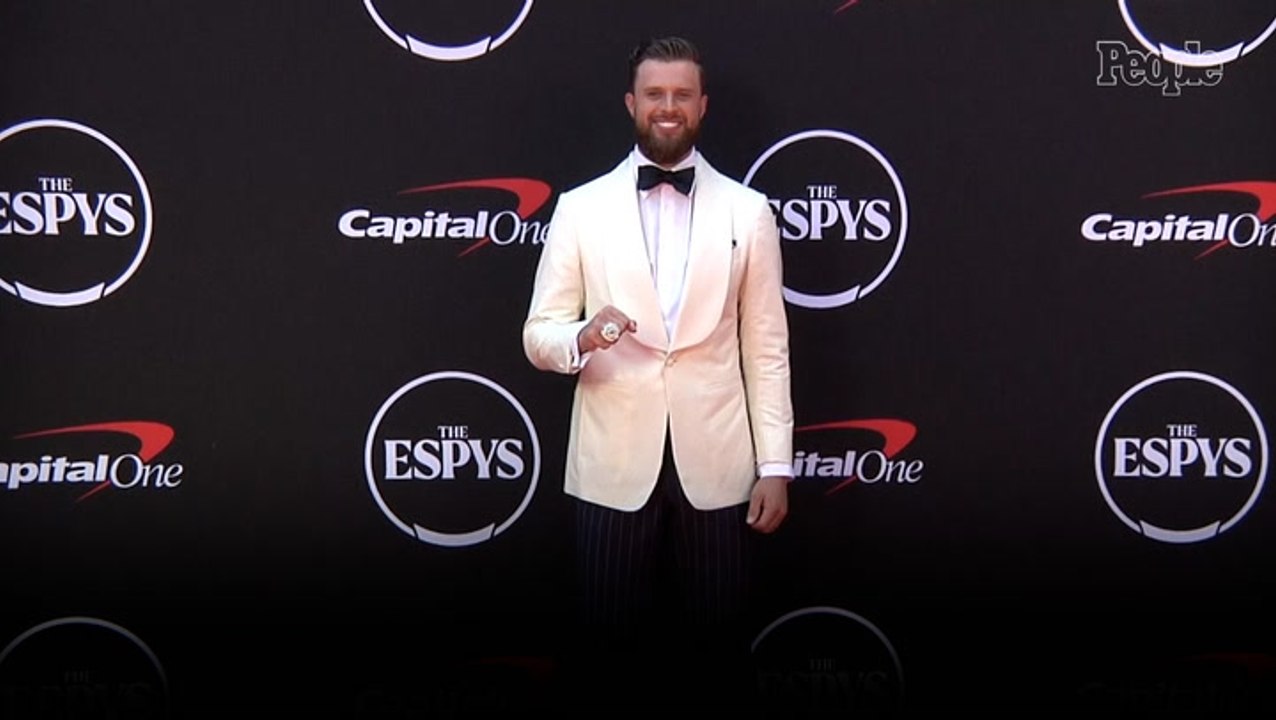 Harrison Butker Steps Out Solo on the 2024 ESPY Awards Red Carpet Exactly 2 Months After Controversial Speech