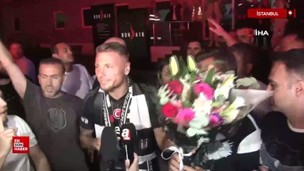 Beşiktaş’ın yeni transferi Immobile İstanbul’da