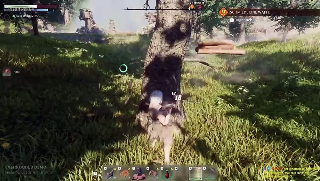 Material farmen um Dinge auszuprobieren. | Enshrouded | Ep. 6