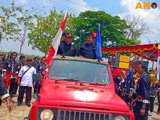 Suasana peresmian Tugu dan Ujian Kenaikan Tingkat IKSPI Kera Sakti Cabang Sragen 11 november 2018