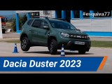 Dacia Duster 2023 - Maniobra de esquiva (moose test) y eslalon | km77.com