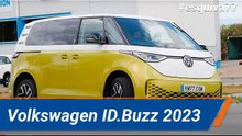 Volkswagen ID. Buzz 2023 - Maniobra de esquiva (moose test) y eslalon | km77.com