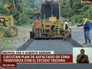 Download Video: Mérida | Habitantes son beneficiados con trabajos de asfaltado en zonas fronterizas con el estado Táchira