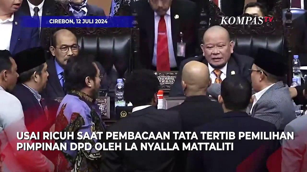 Momen Senator Nyanyi Saat Paripurna DPD Diskors Usai Ricuh: Hai Umat Tuhan Bertobatlah!