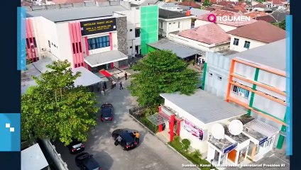 Presiden Jokowi Tinjau Langsung Pelayanan  Dan Fasilitas Kesehatan Di RSUD Bob Bazar, Lampung Selatan