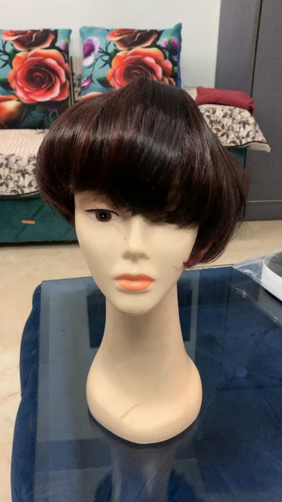 Akashkrishna hair wigs pixie cut hair wig for women