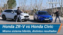 ¿Cuánto más consume un SUV que una berlina? - Prueba con el Honda ZR-V y Honda Civic | km77.com