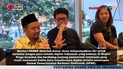 Bertemu Para Diaspora di Singapura, Menteri Anas Bahas Transformasi Manajemen Talenta Digital