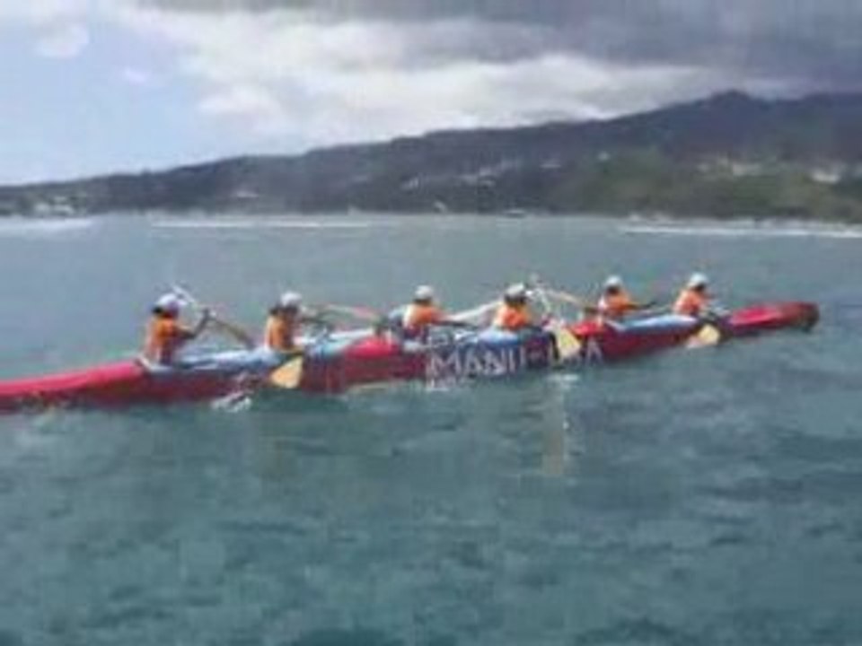 2008 ABC RFO Va'a arrivée.AVI