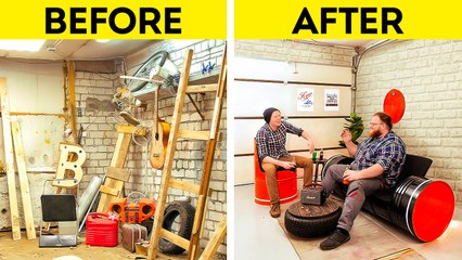 Transformation of Space: DIY Garage Makeover and Room Renovation Projects 