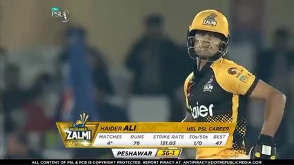 Haider Ali Power Hitting Batting Lahore_Qalandars_Vs_Peshawar_Zalmi Match_11 HBL_PSL