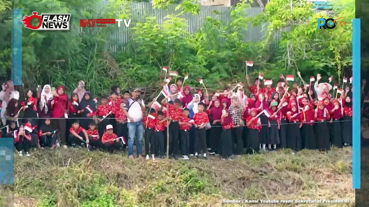 Kunker ke Lampung, Jokowi Tinjau Pompanisasi di Lampung Selatan
